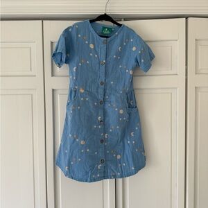 Little Green Radicals Moon and Stars Dress